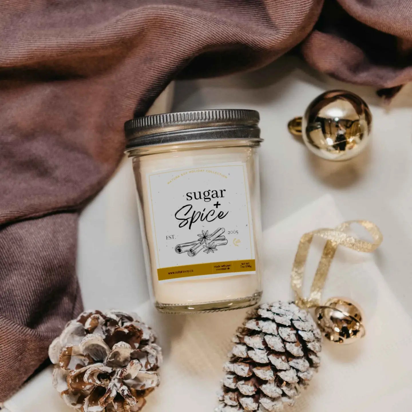 Natura soy wax candles