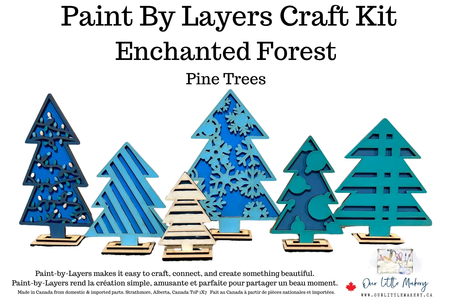 Paint by layers craft kits