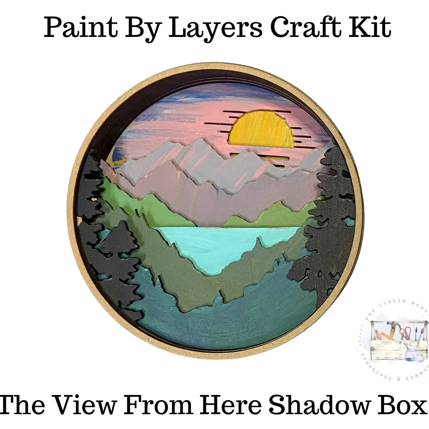 Paint by layers craft kits