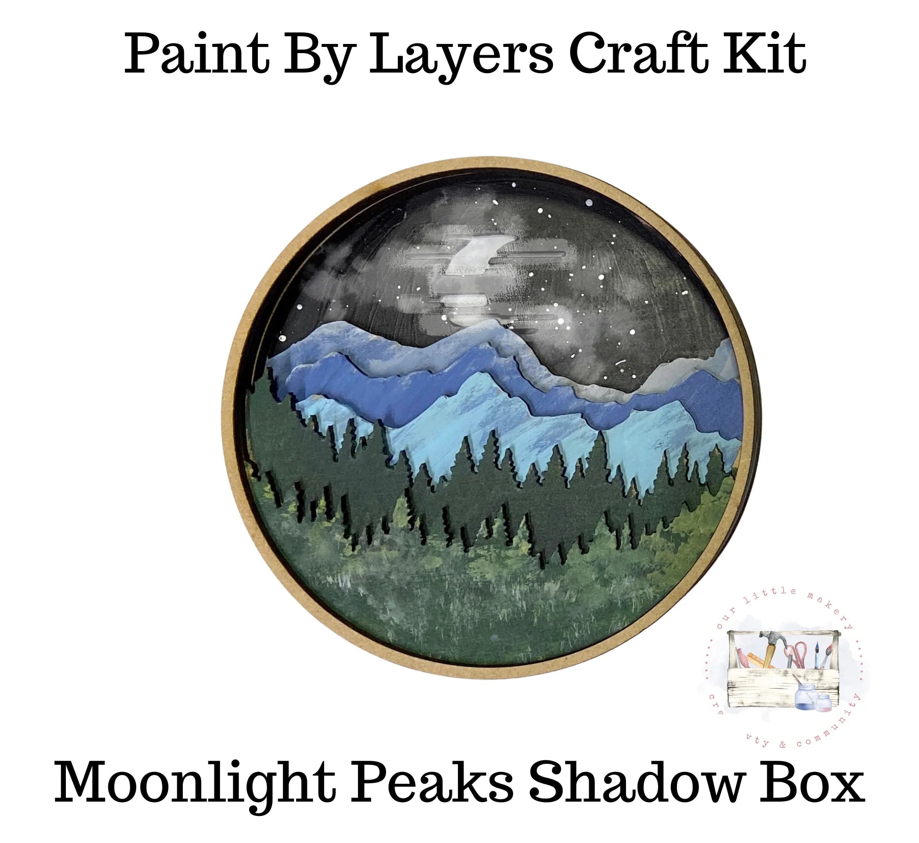 Paint by layers craft kits