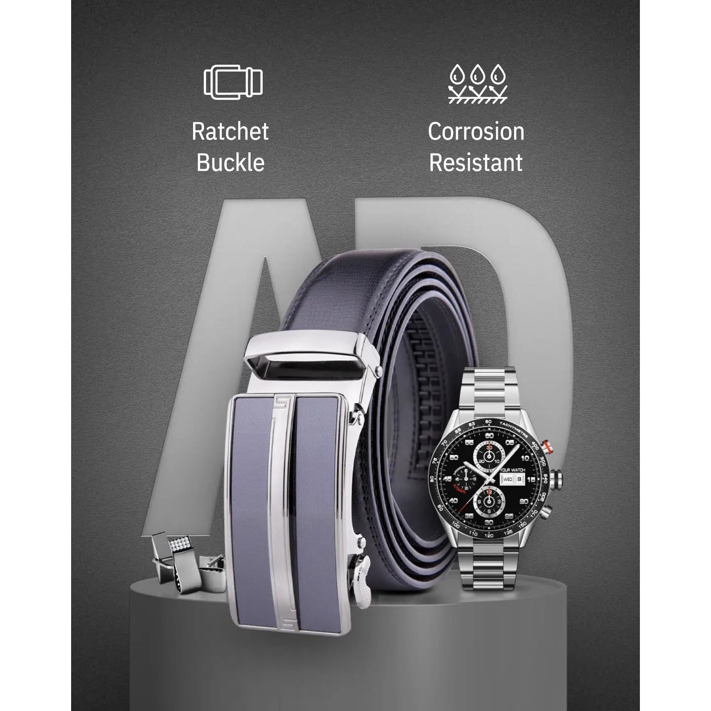 Microfibre Ratchet Leather Belts
