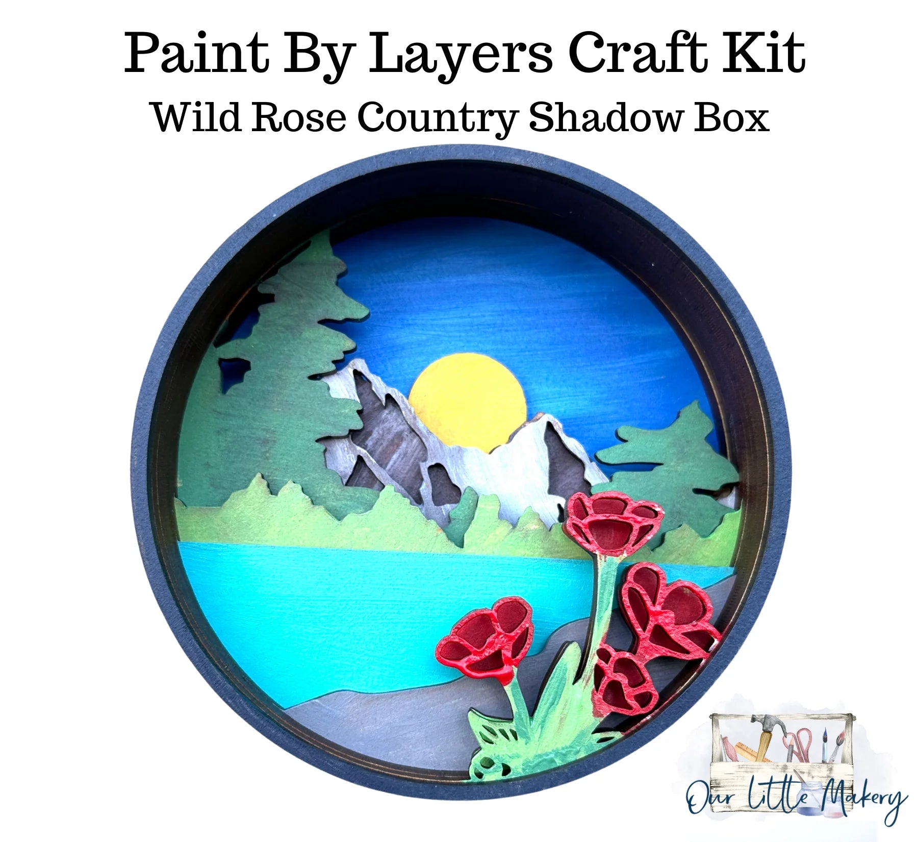 Paint by layers craft kits