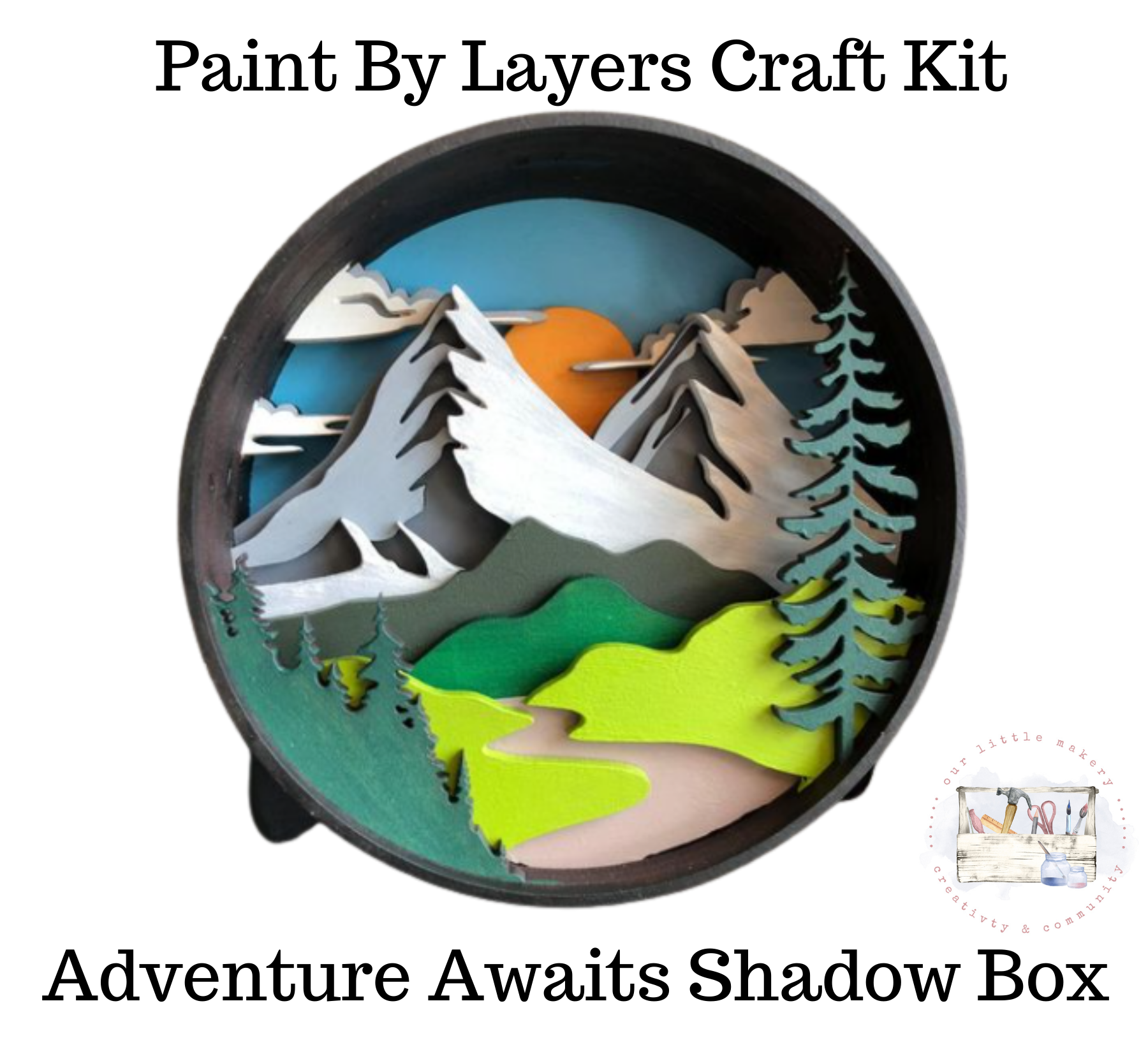 Paint by layers craft kits