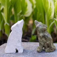 Wolf soapstone carving kit