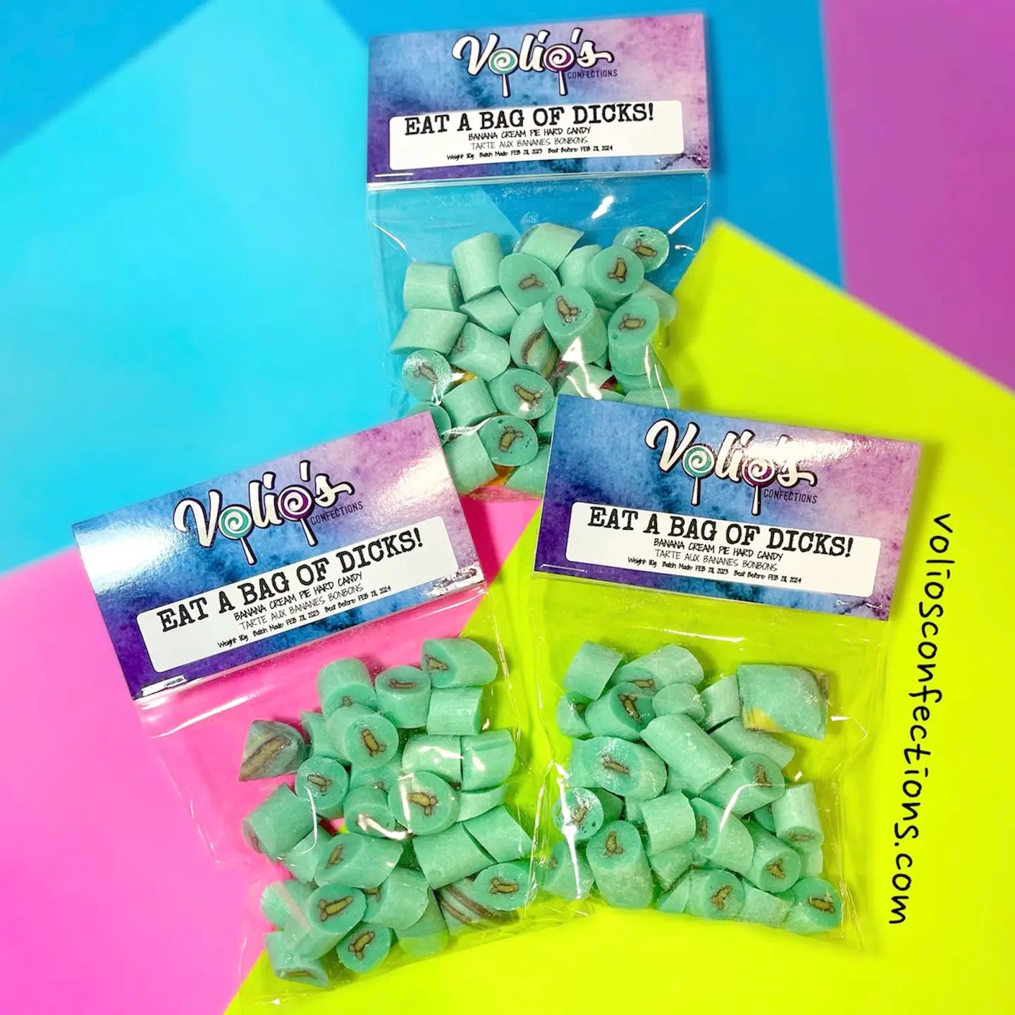 Eat A Bag Of D**Ks Hard Candy