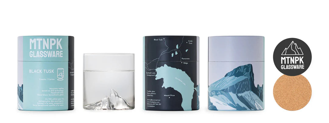 Black Tusk Tumbler Glass