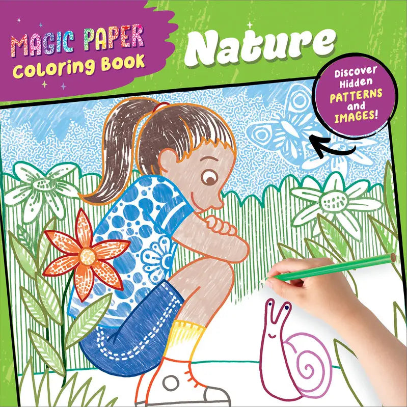 Magic Paper Coloring Book- Nature