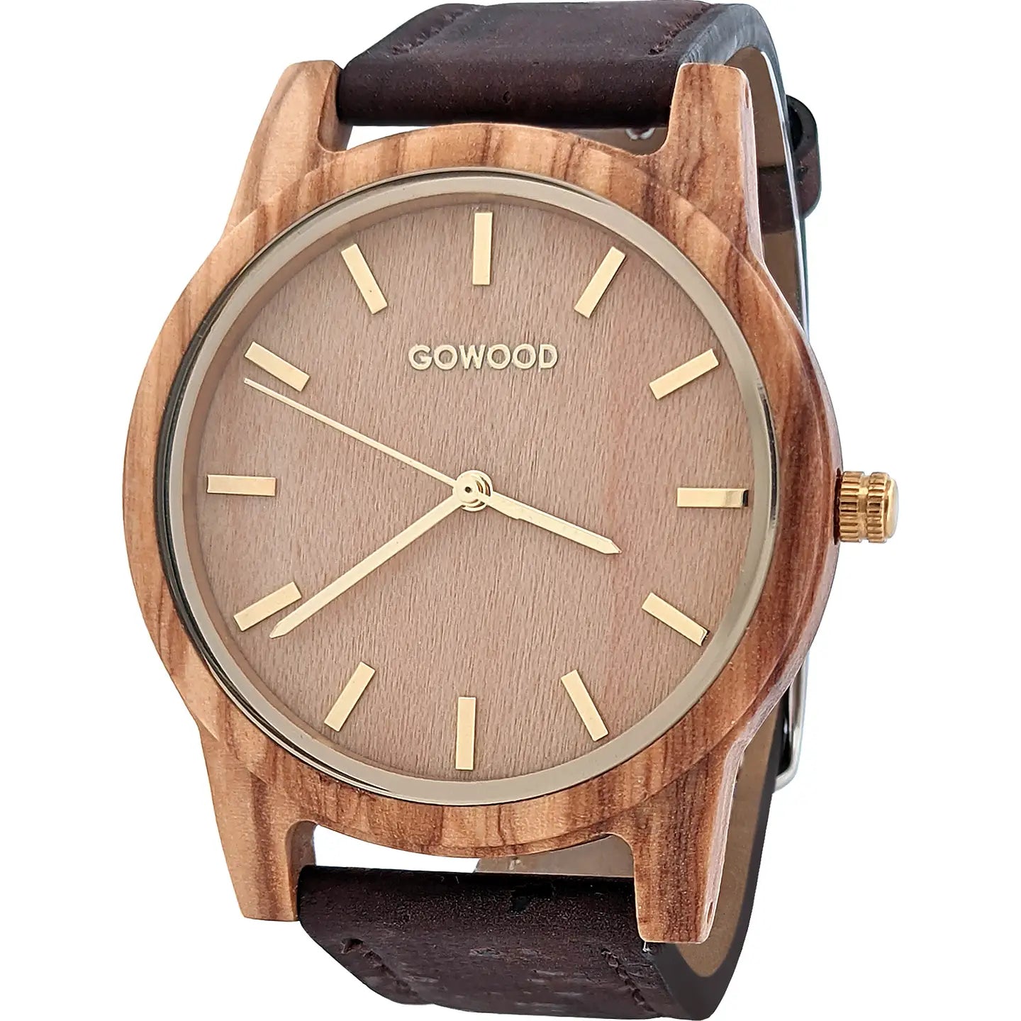 Olive Wood Watch