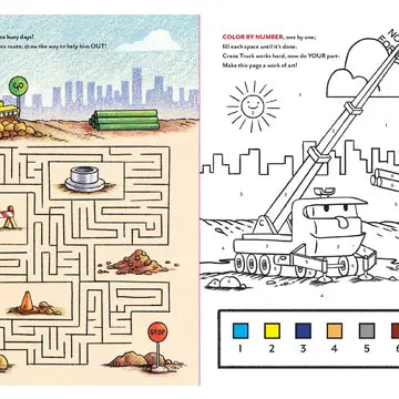 Goodnight, Goodnight, Construction Site Sticker & Activity Book