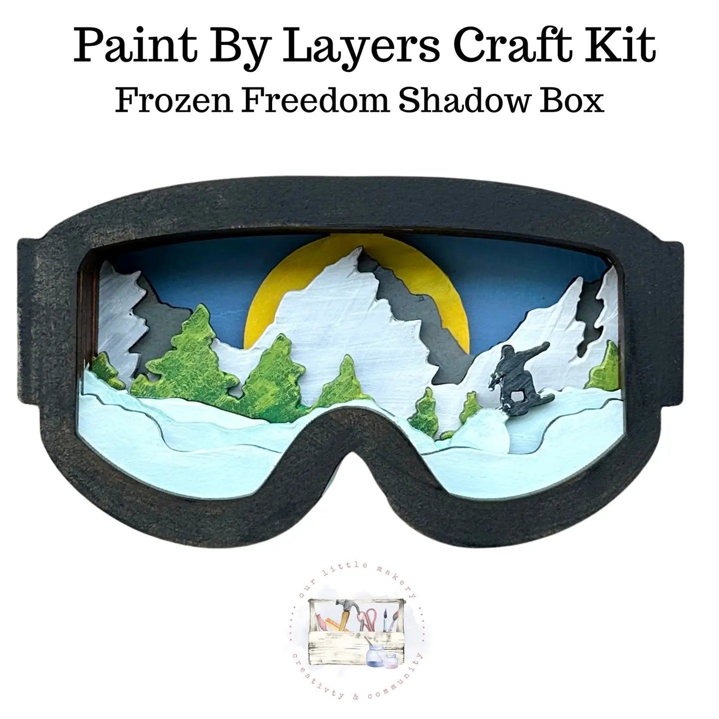 Paint by layers craft kits