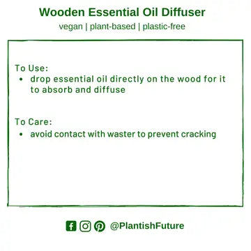 Wooden Essential Oil Diffuser For Car Air Freshener/Incense holder
