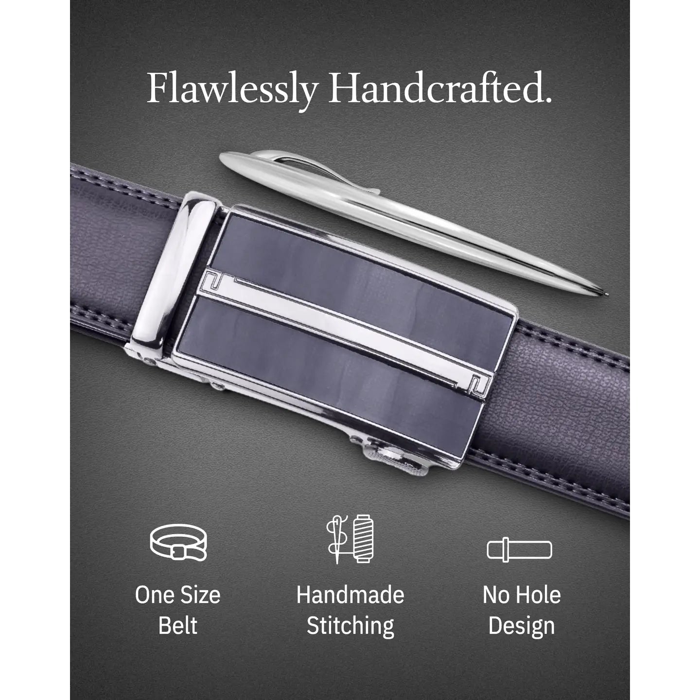 Microfibre Ratchet Leather Belts