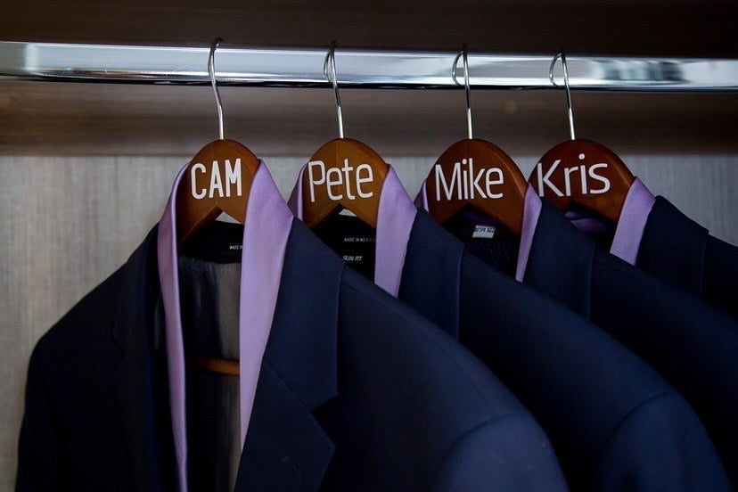 Bridal party wooden hangers