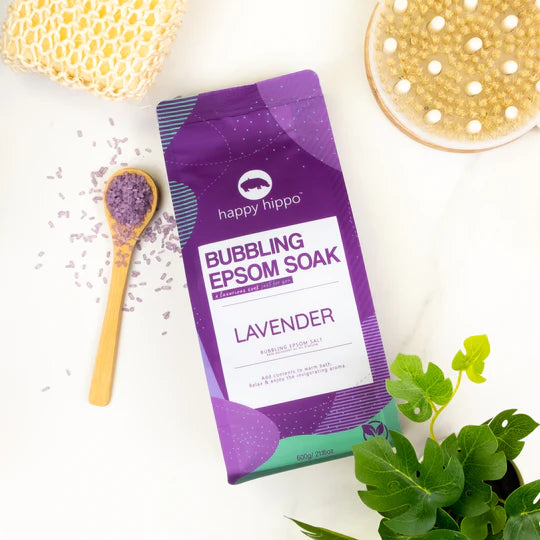 Epsom salts bubble bath