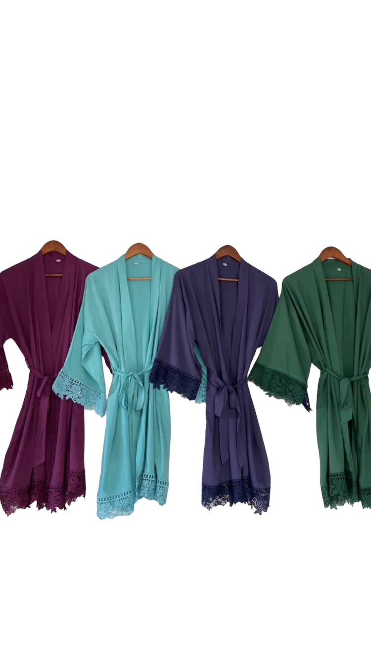 Beautiful Lace Detail Robe