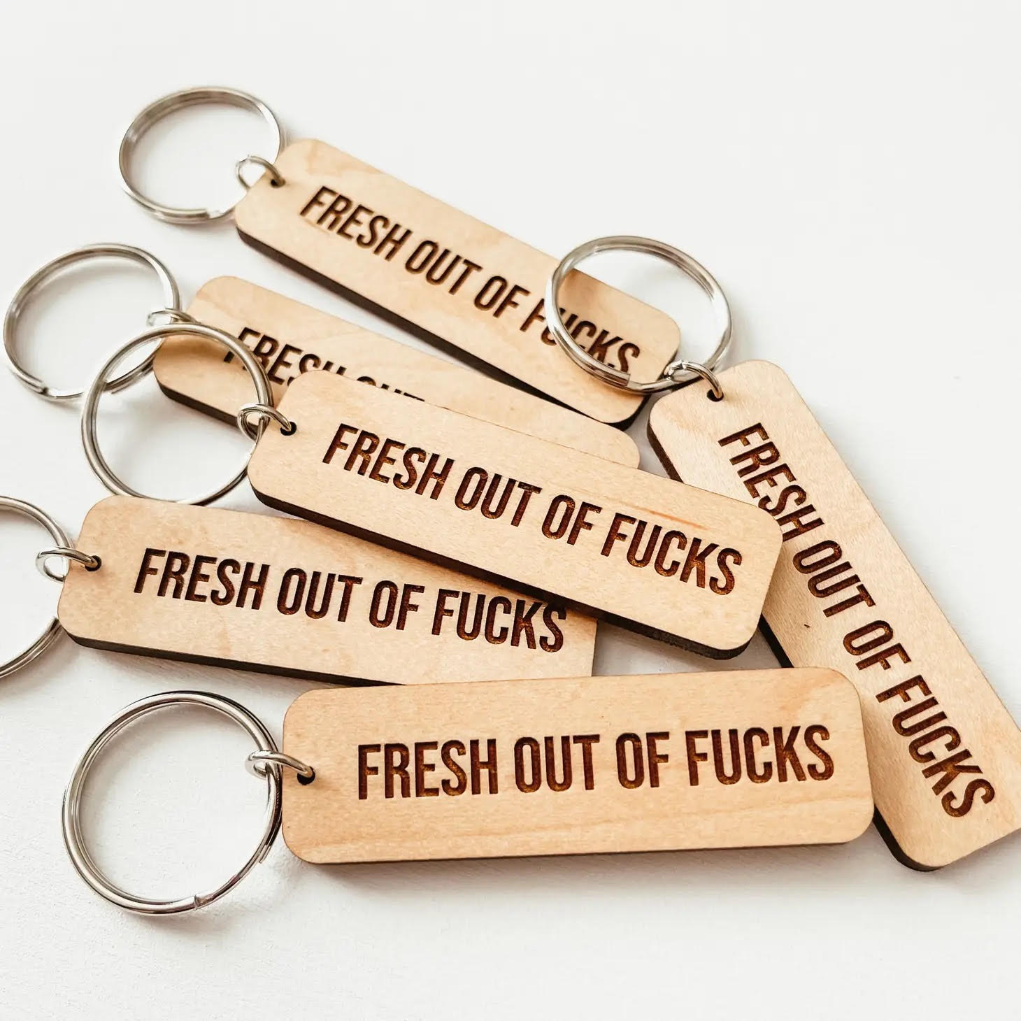 Wooden Keychains
