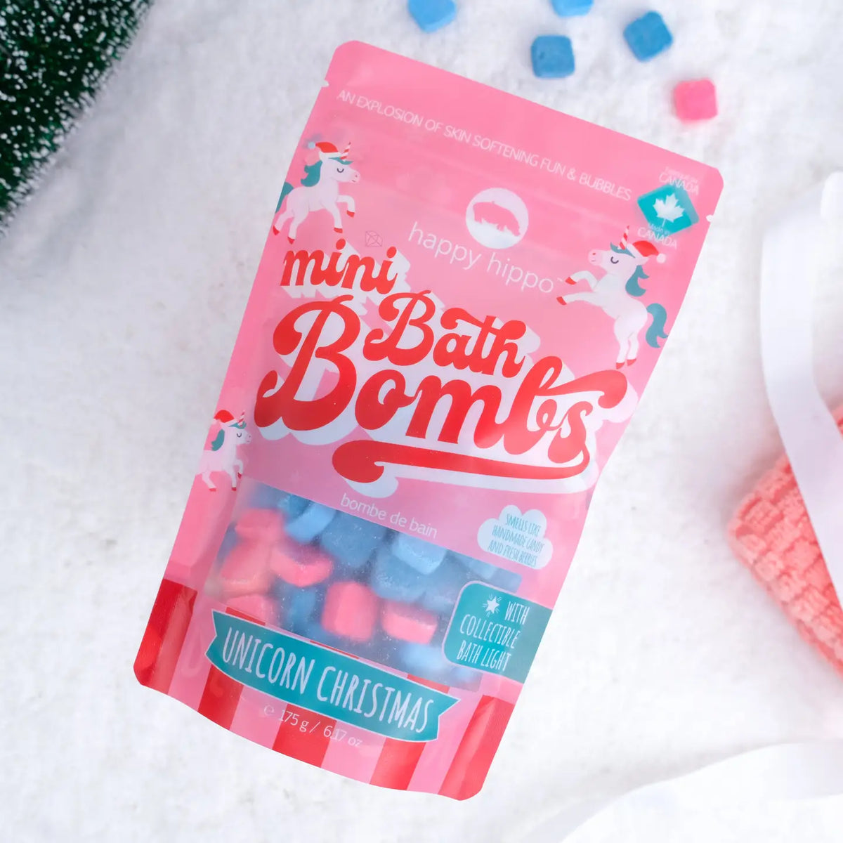 Mini Bath Bombs With Bath Light