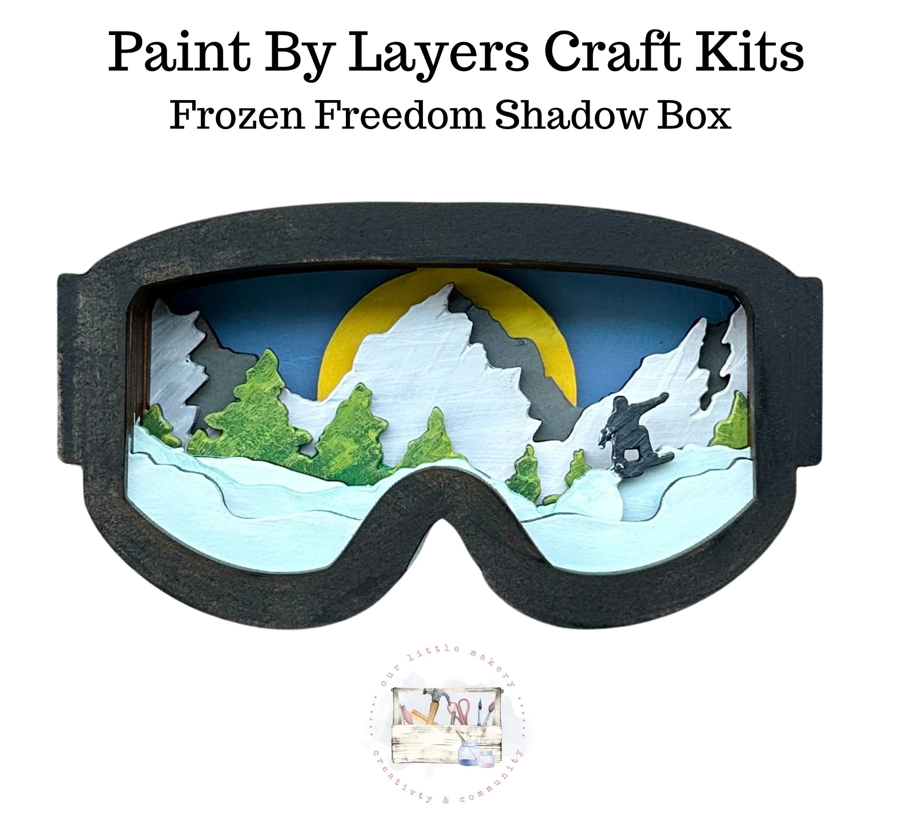 Paint by layers craft kits