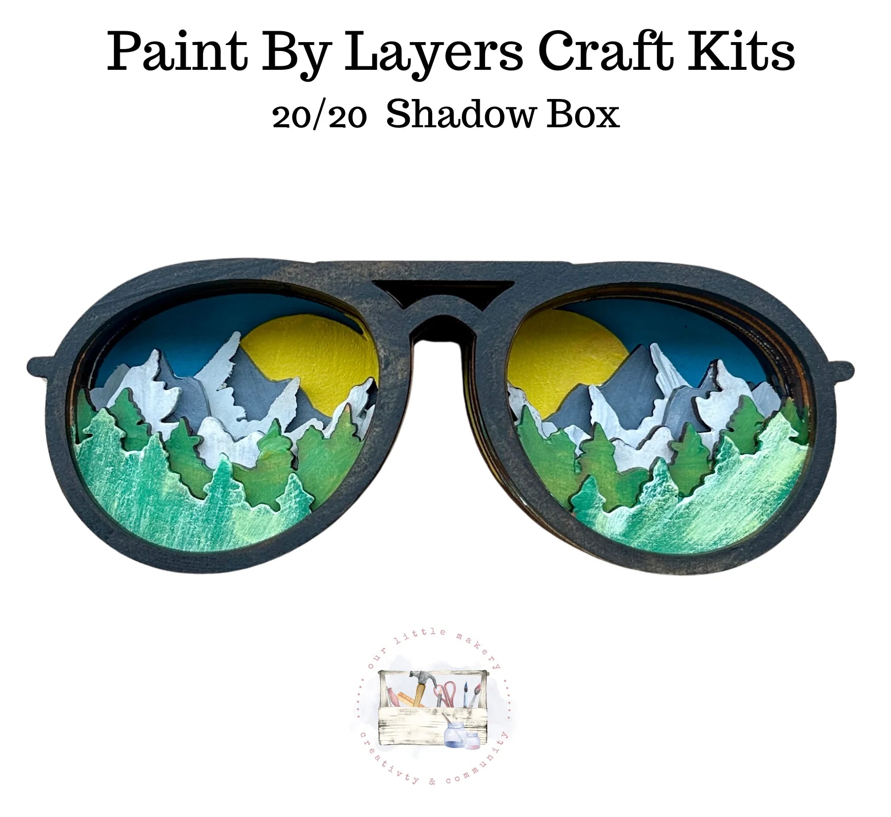 Paint by layers craft kits