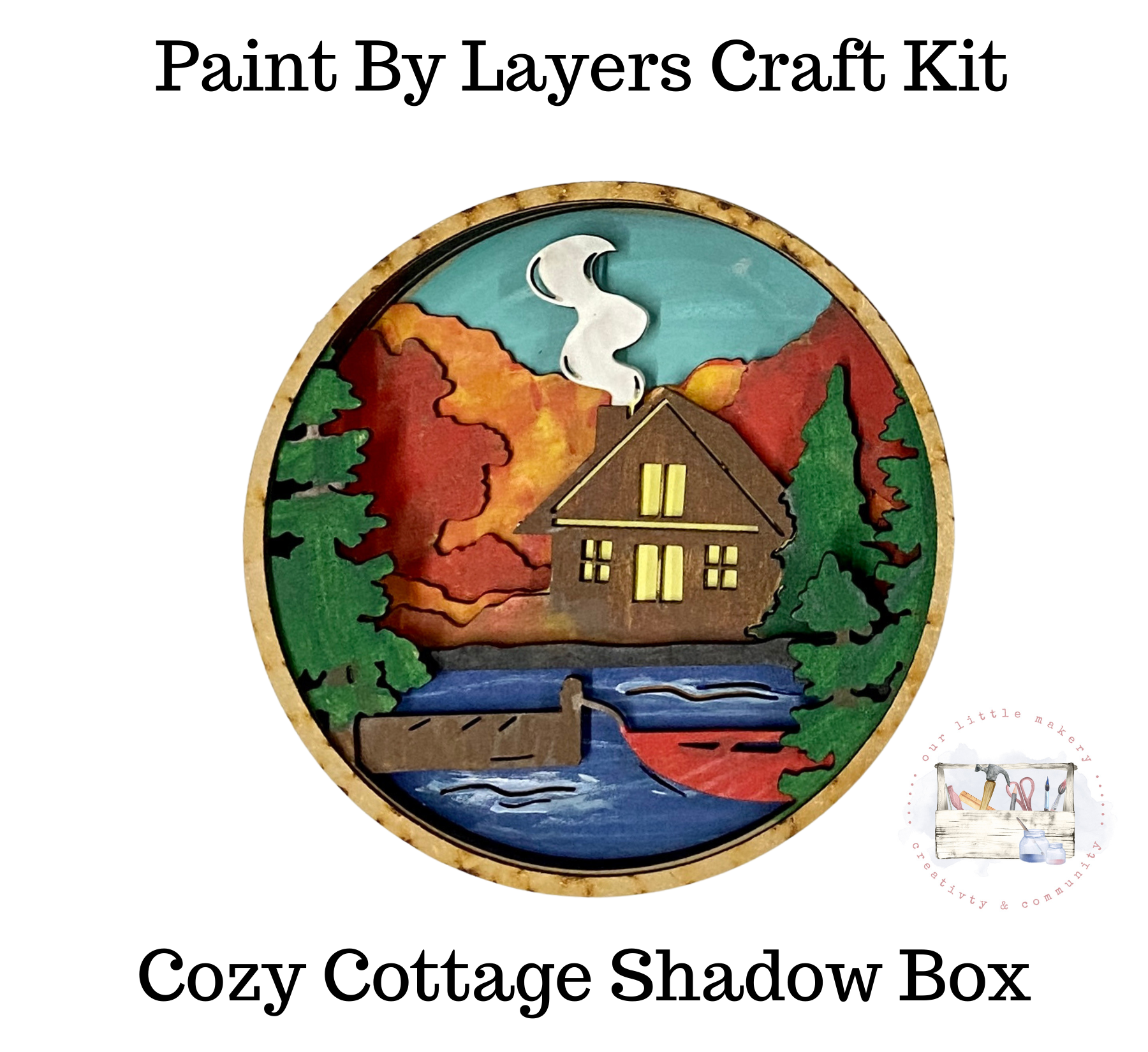 Paint by layers craft kits