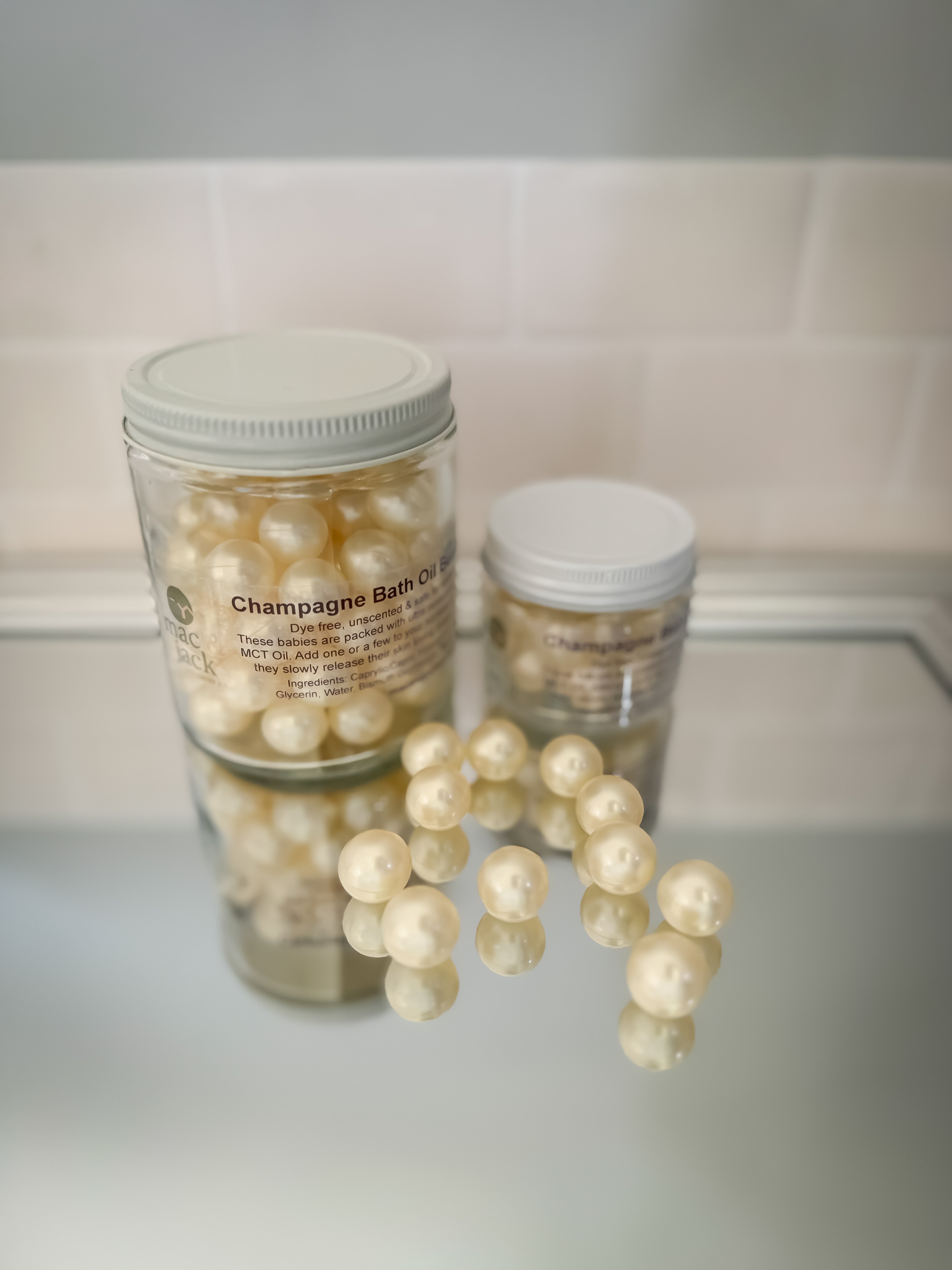 Champagne Bath Oil Beads