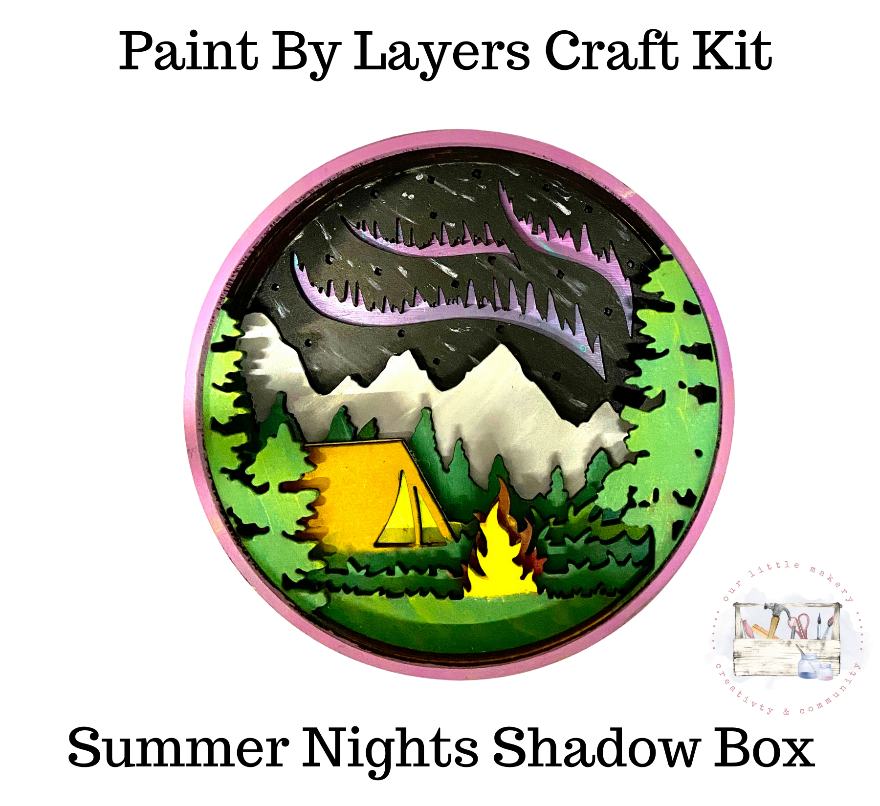 Paint by layers craft kits