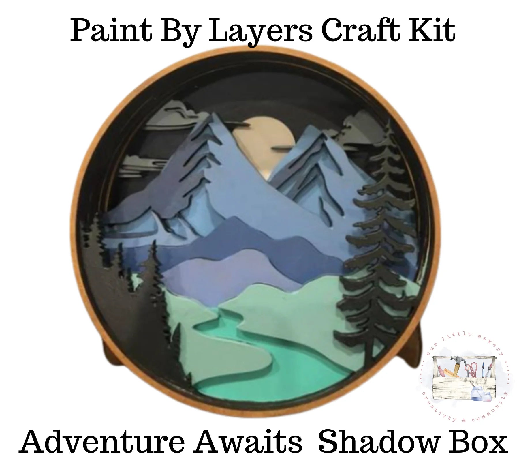 Paint by layers craft kits