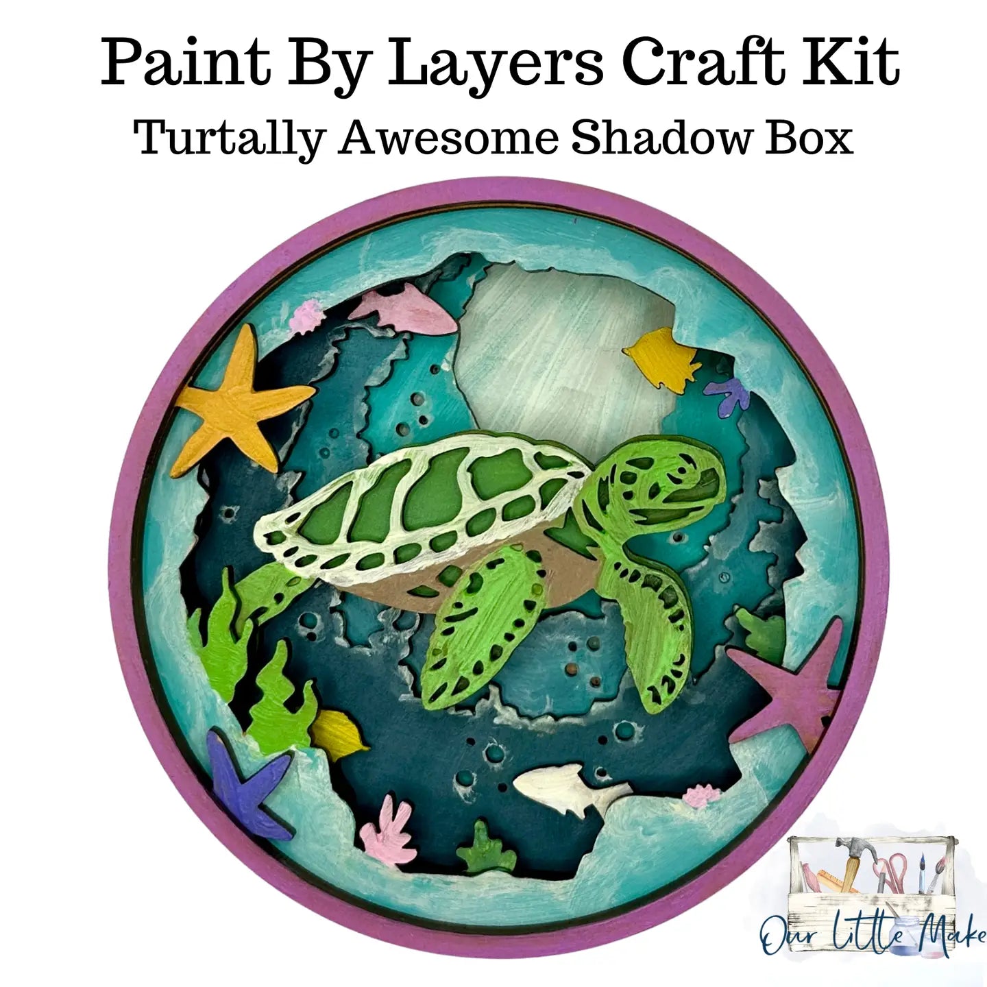 Paint by layers craft kits