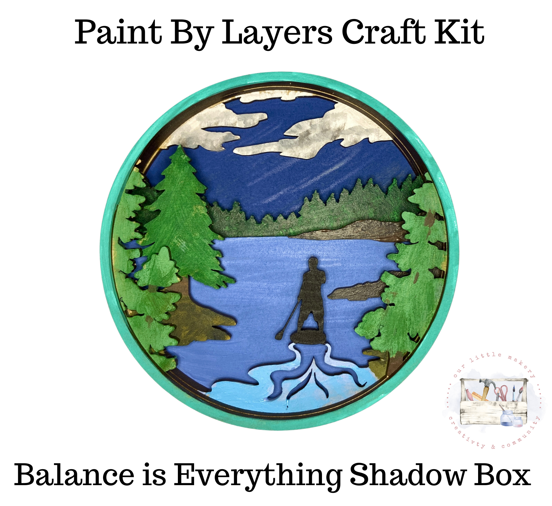 Paint by layers craft kits