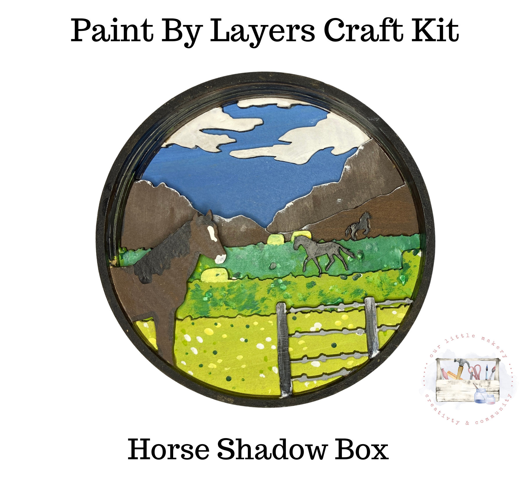 Paint by layers craft kits