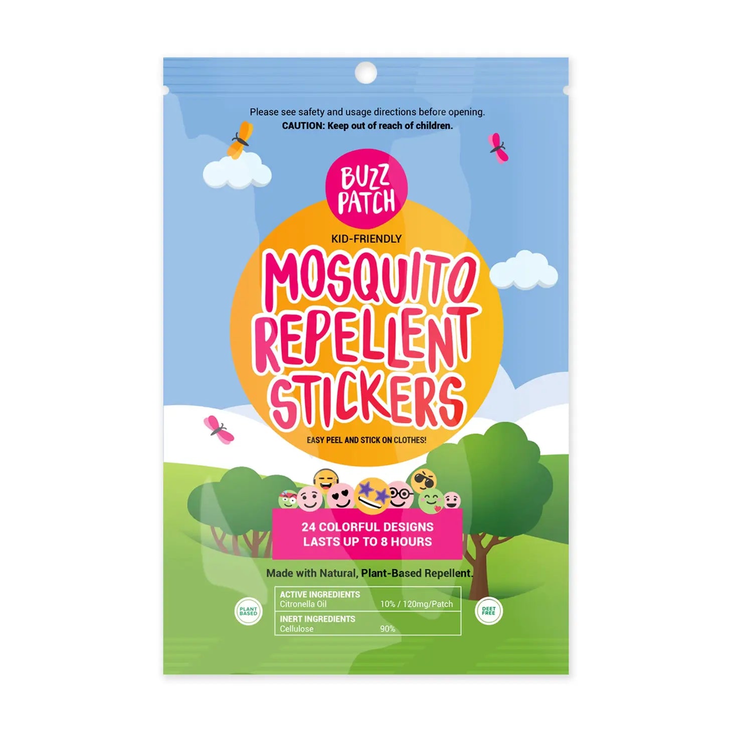 Buzz patch Mosquito repellent stickers