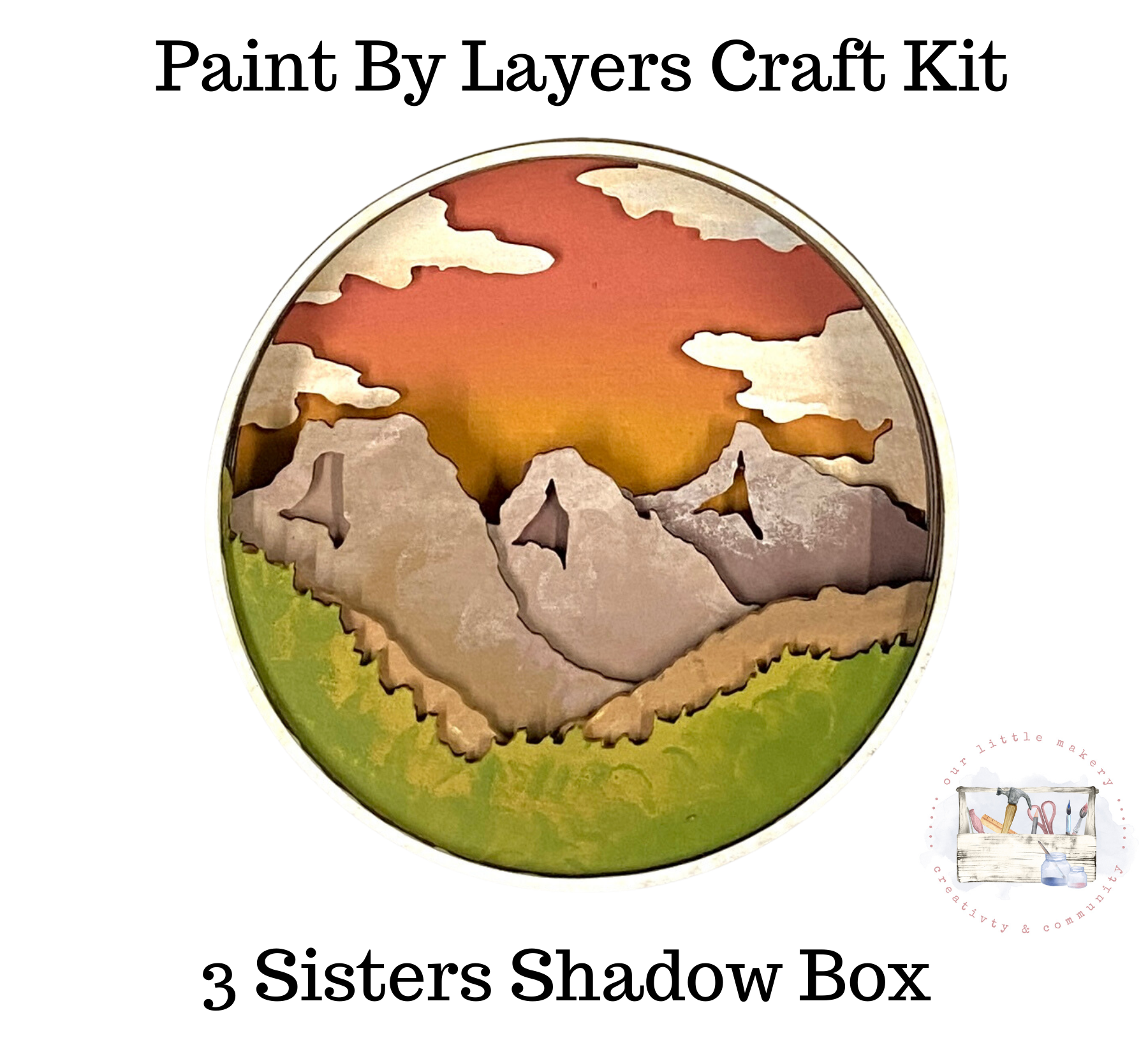 Paint by layers craft kits