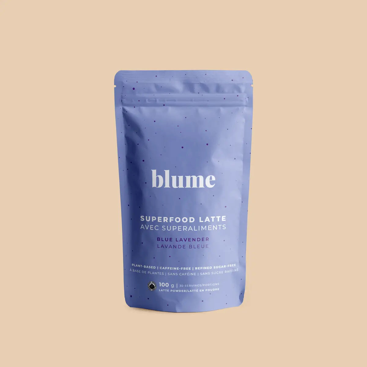 Blue Lavender Superfood latte powder