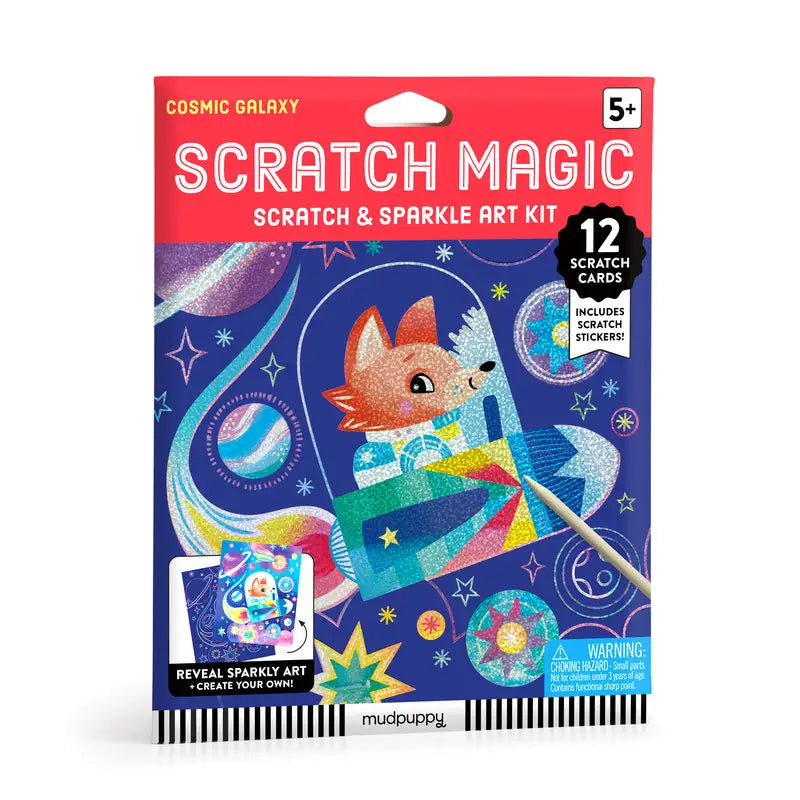 Cosmic Galaxy Scratch Magic Art Kit