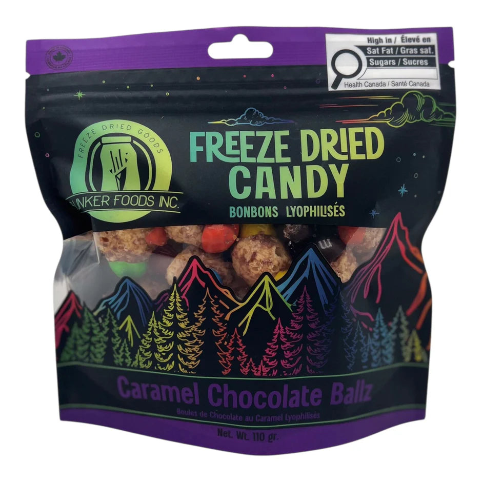 Freeze Dried Candy- Chocolate Caramel Ballz