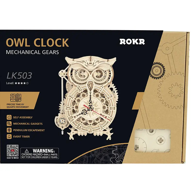 Owl clock DIY ROKR