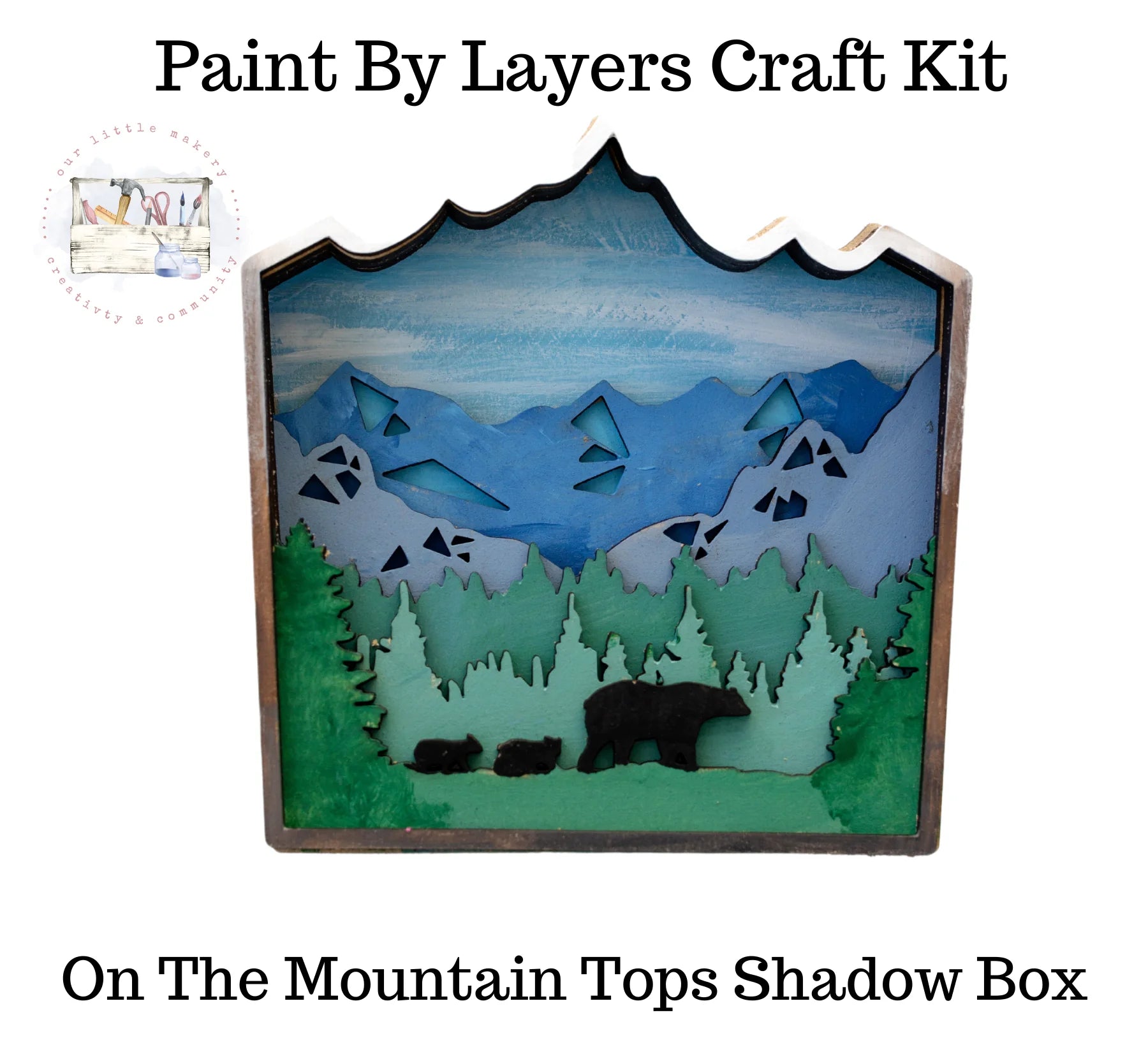 Paint by layers craft kits