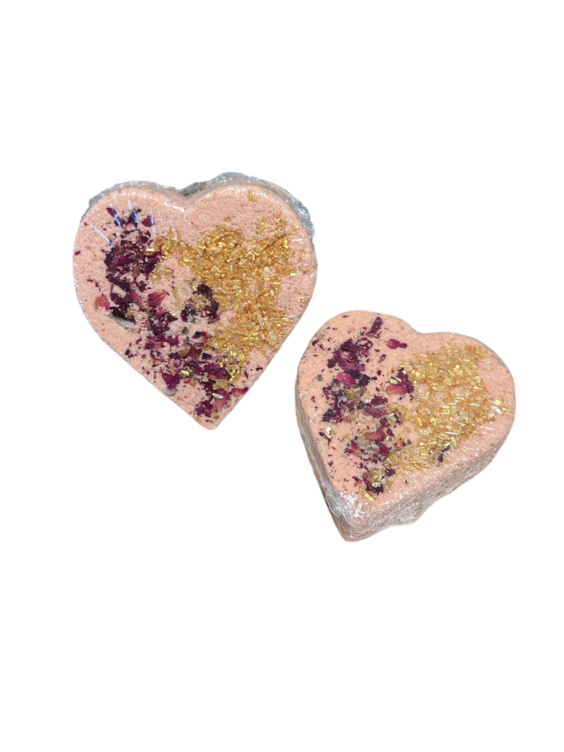 Rose Gold Heart Bath Bomb