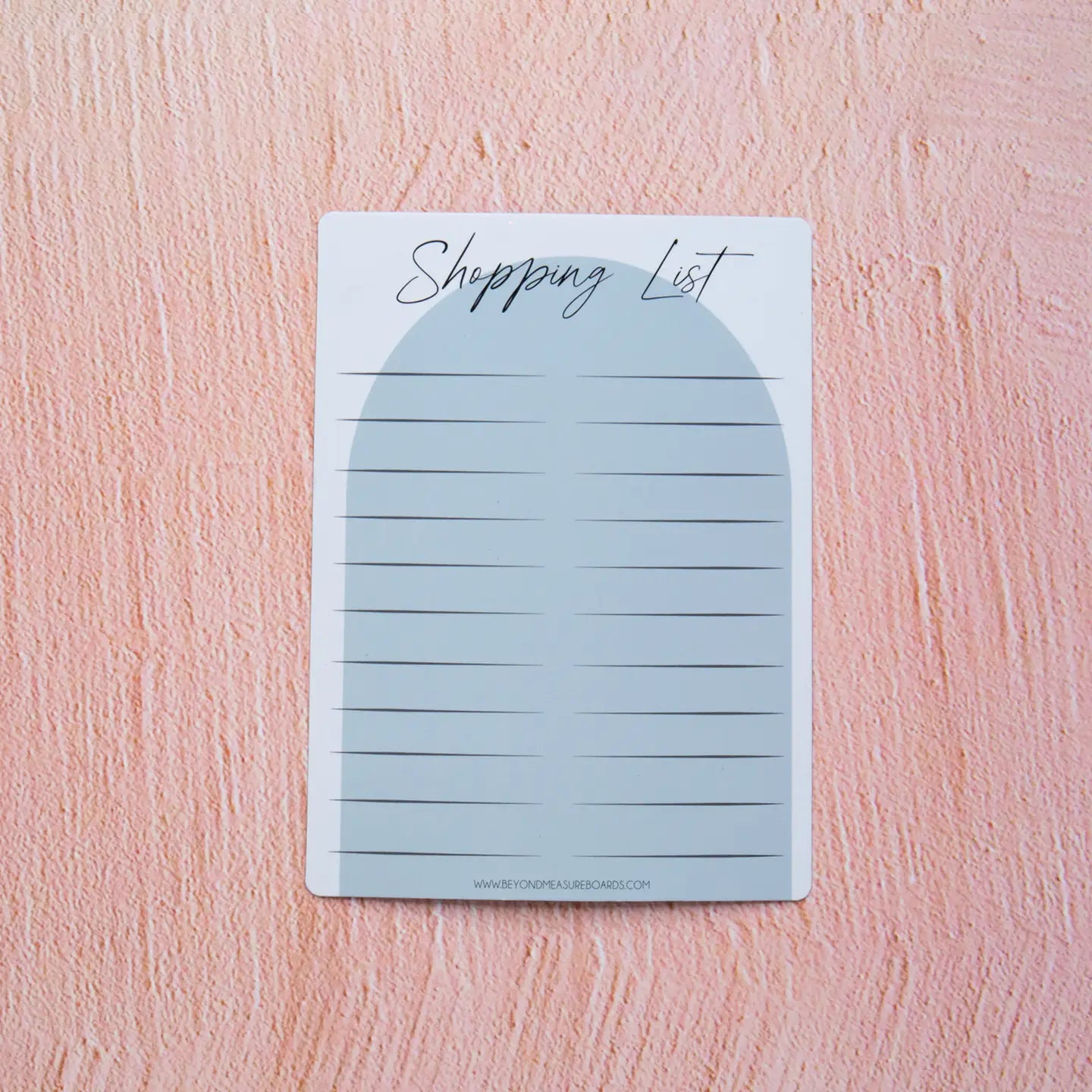 Magnetic Blue Shopping List Dry Erase Boards