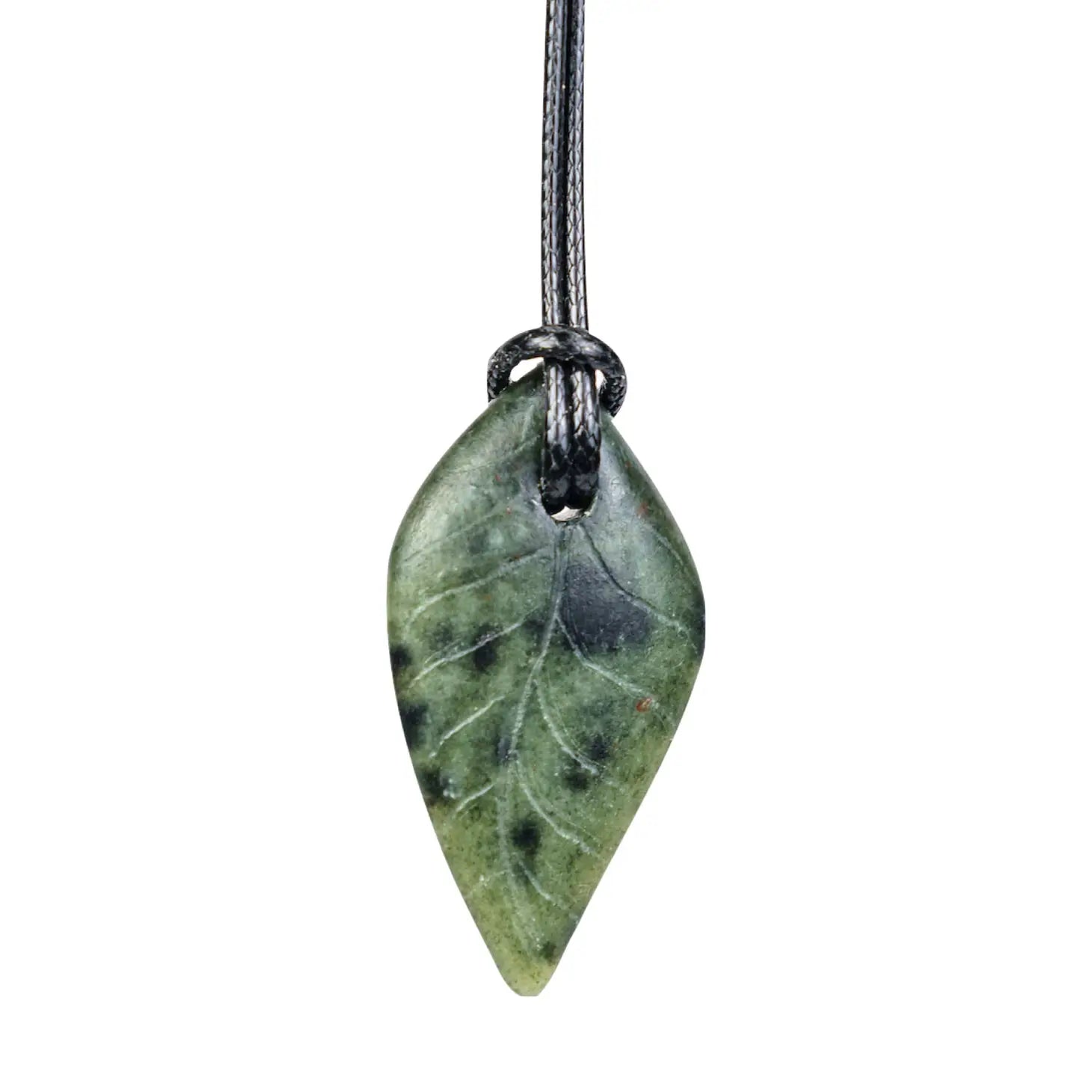 Soapstone Jewelry leaf pendant