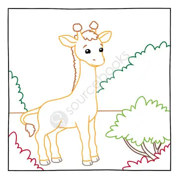 Magic Paper Coloring Book- Baby Animals