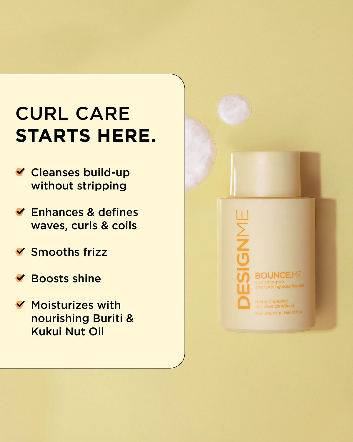 Design me- Bounce me curl shampoo
