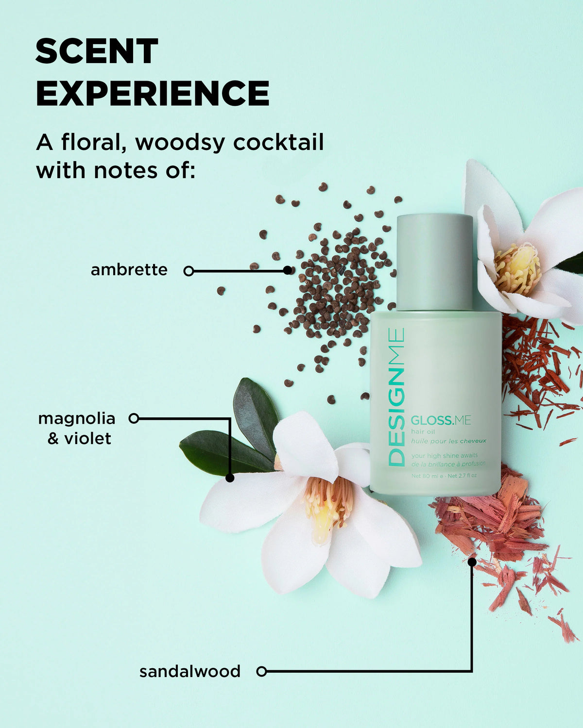 Design Me- Gloss me hair oil