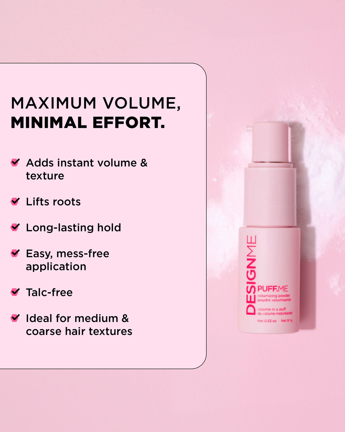 Design Me- Puff me volumizing powder
