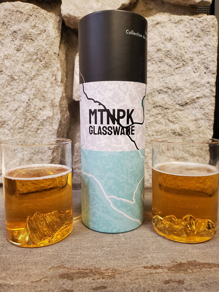 Mt. Rundle & Mt. Edith Cavell glasses Pint set