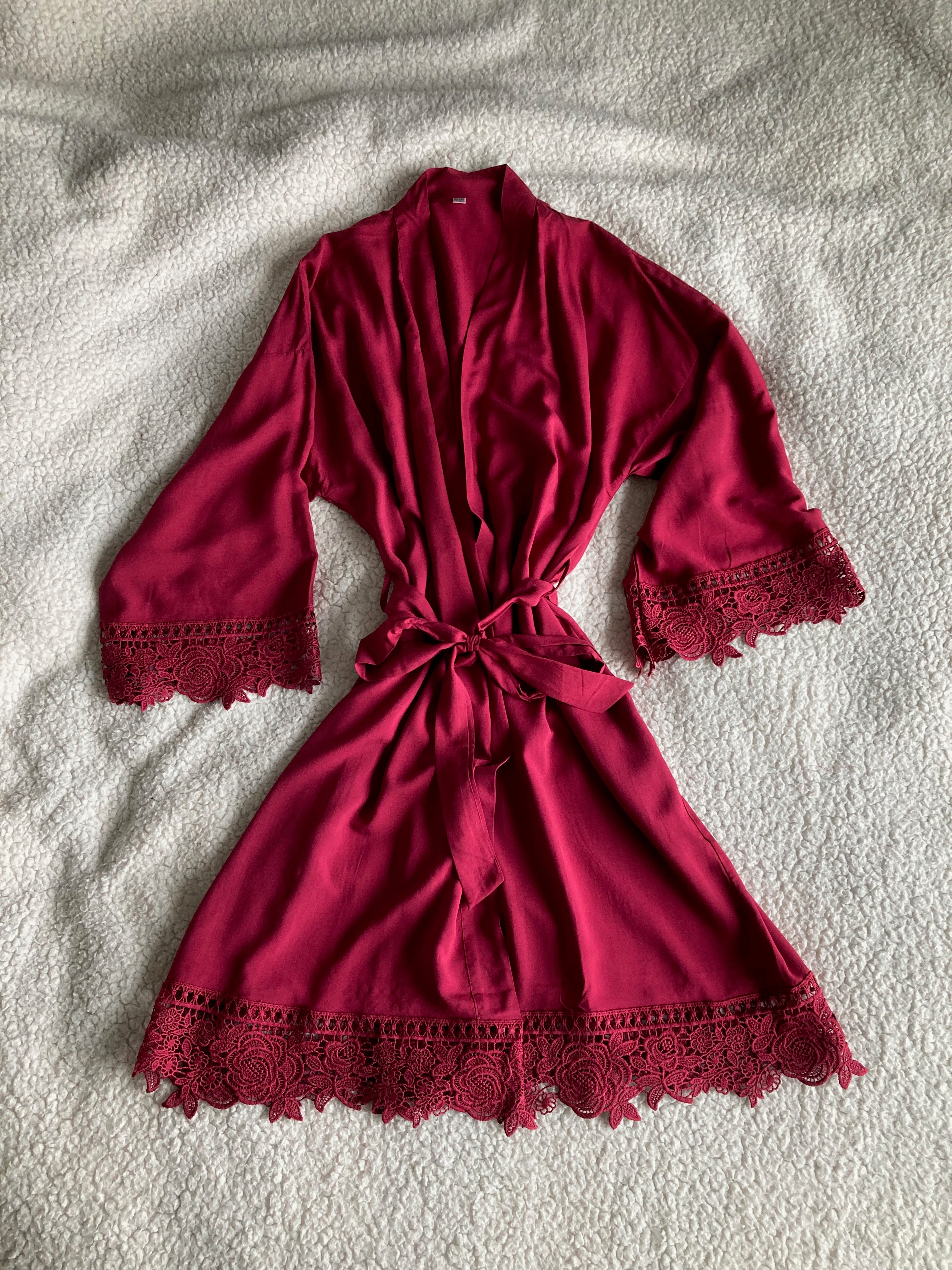 Beautiful Lace Detail Robe