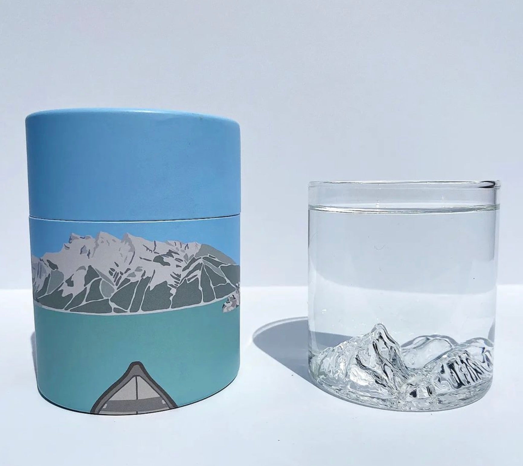 Lake Minnewanka tumbler glass